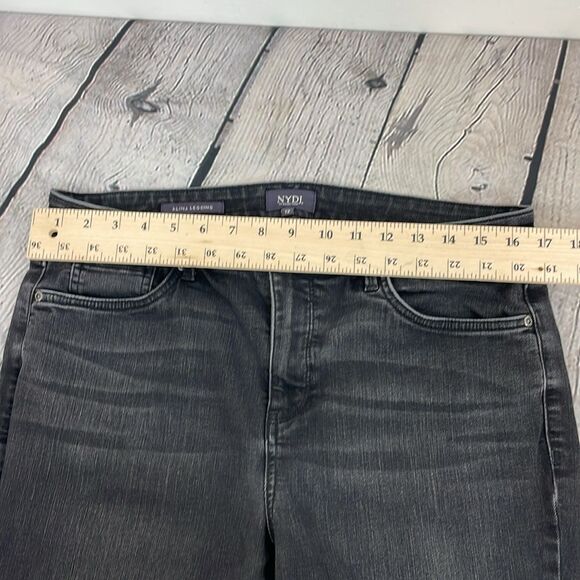 NYDJ Alina Legging Lift Tuck Technology Black Jeans size 12 - Picture 9 of 11